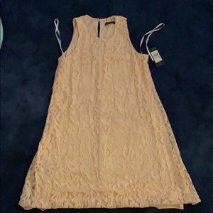 Pink Lace Sleeveless Tommy Hilfiger Dress